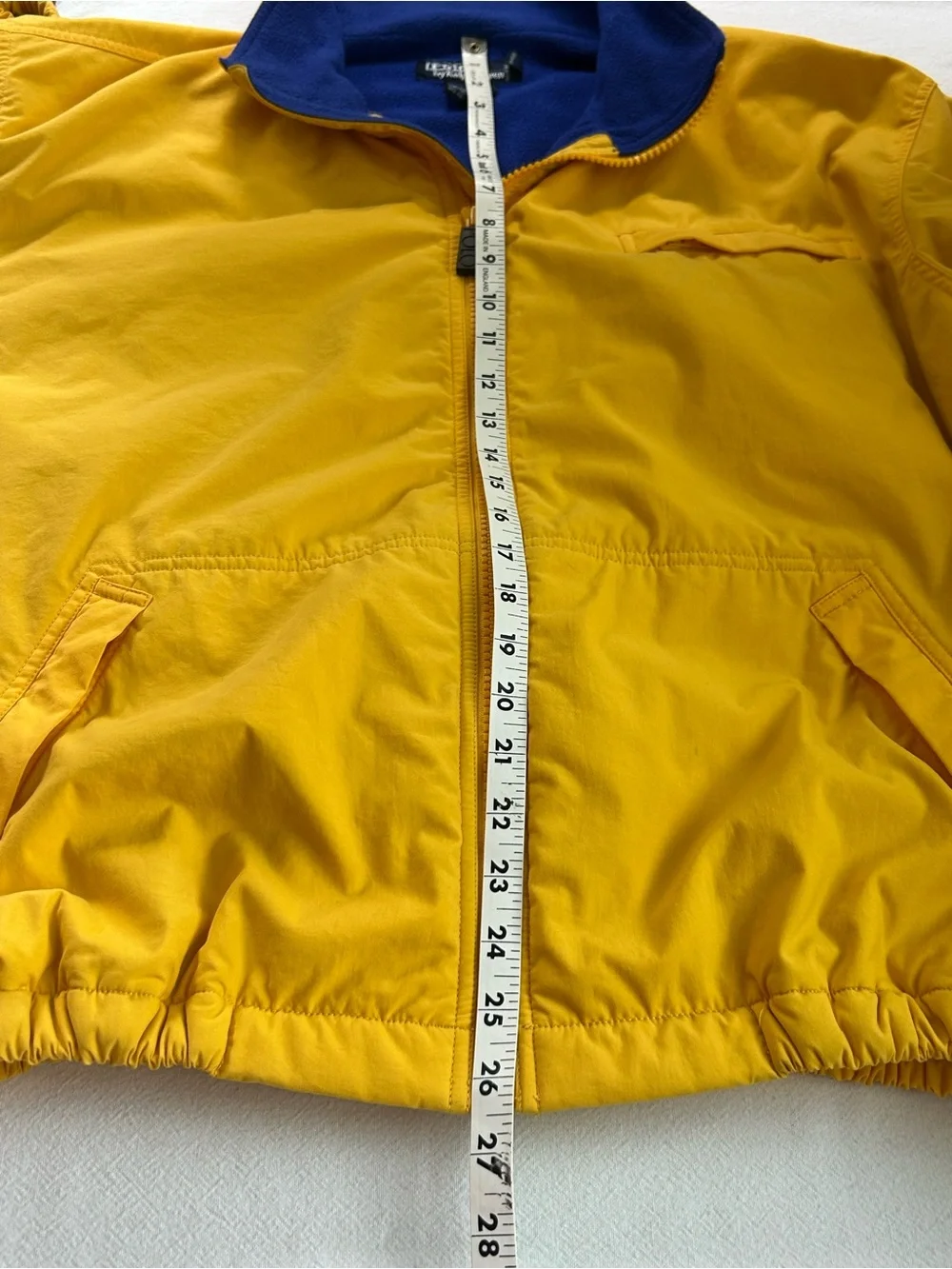 Vintage 90s Polo Sport by Ralph Lauren Yellow Jacket Fleece Lined Large